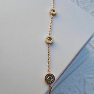 Pulseira Bolinha Strass