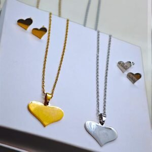 Conjunto Coração Liso