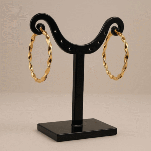 Brinco Argola Trançada